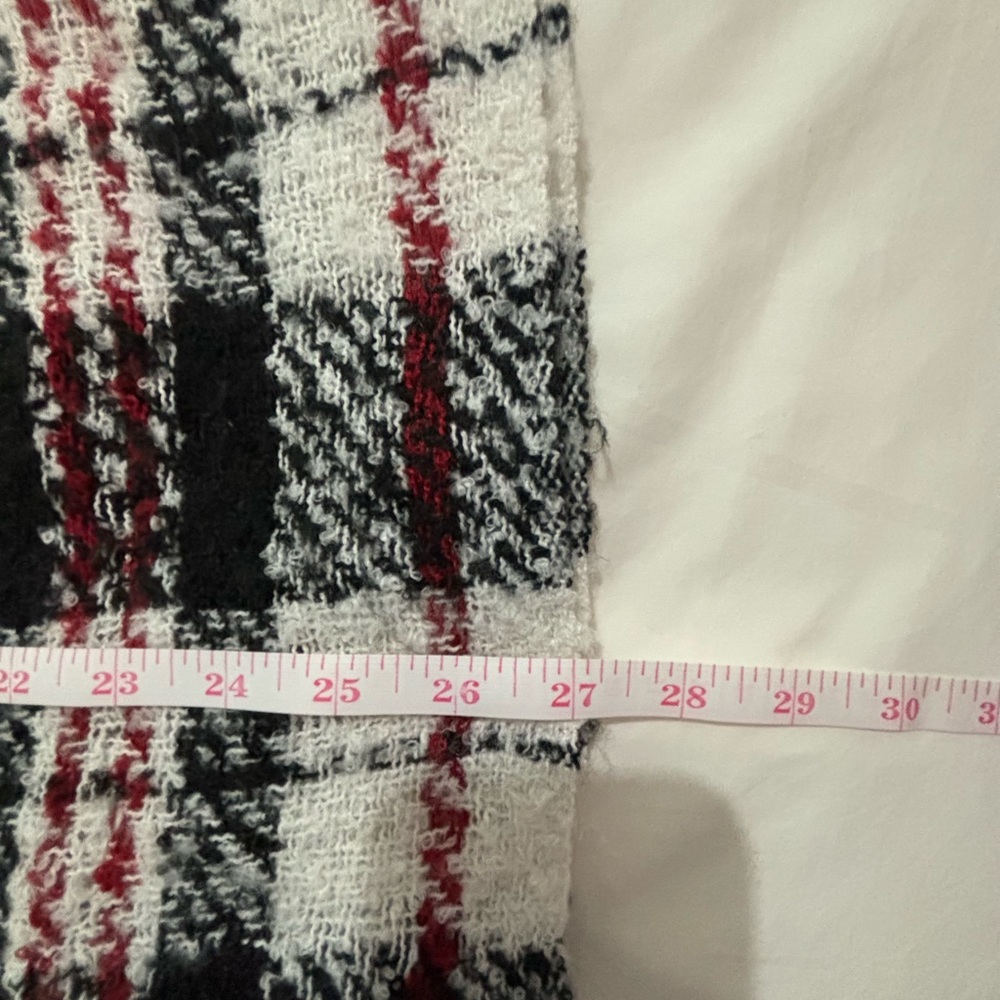 FREE PEOPLE Plaid Oversized Scarf - Picture 6 of 6